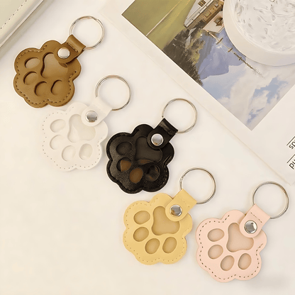🐾Pet Paw Shaped Leather Keychain - Keep Them By Your Side✨