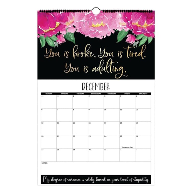 Here We F*cking Go Again: 2026 Swear Calendar for Tired-Ass Women