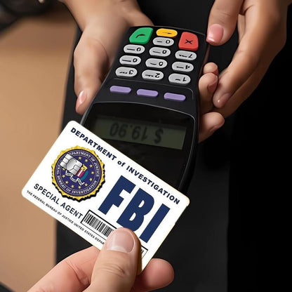 🔥Last Day 49% OFF - Secret Agent Card Skins Kit: FBI/ICE Designs  • Cosplay & Gift Stickers