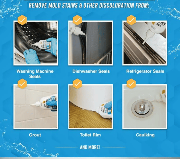 Buy 2 Get 1 Free – Mold Removal Gel for Tile, Grout & Bathroom Surfaces