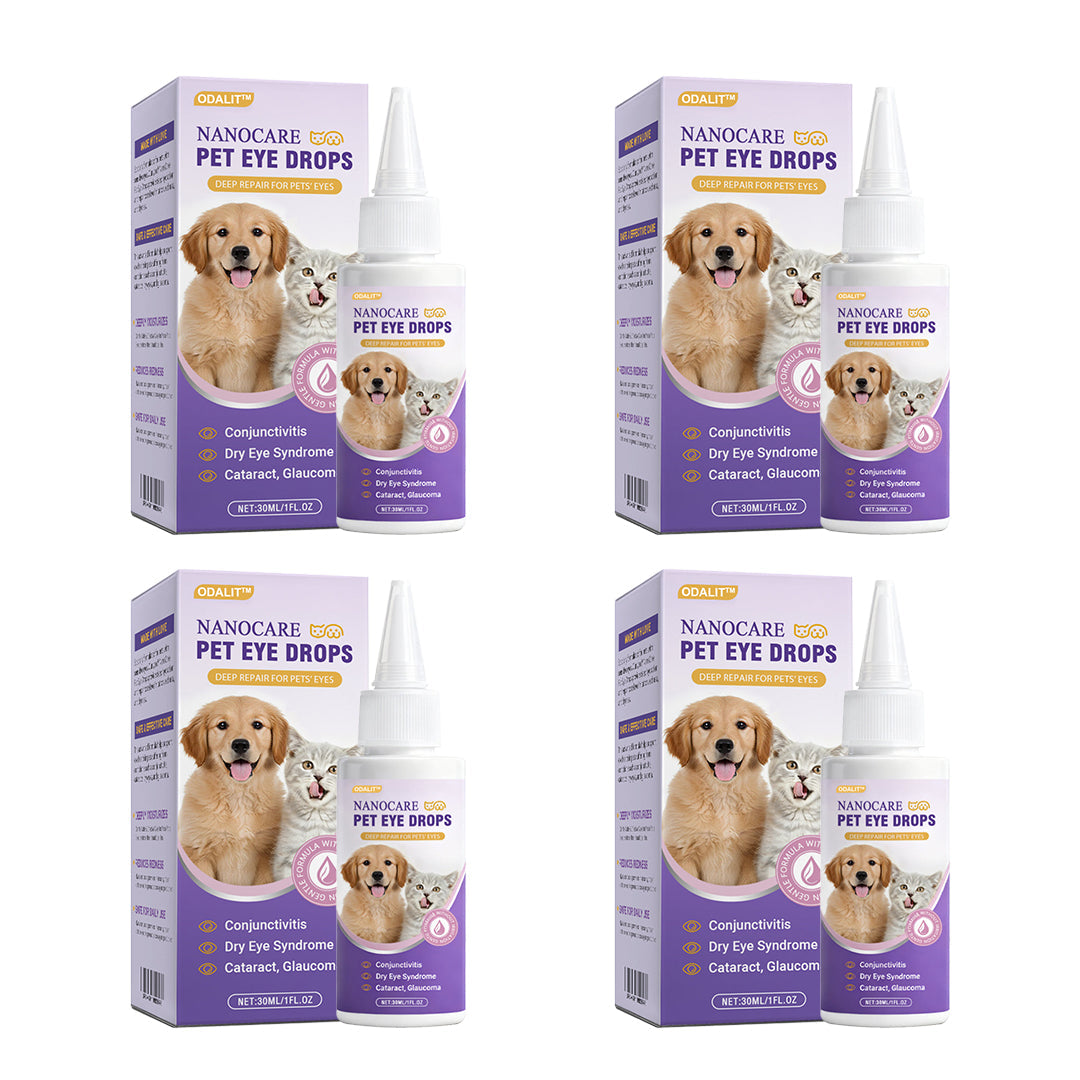 👩‍⚕️ ODALIT™ NanoCare Pet Eye Drops | Relieves Conjunctivitis, Dry Eyes, Cataracts, and Keratitis🐶