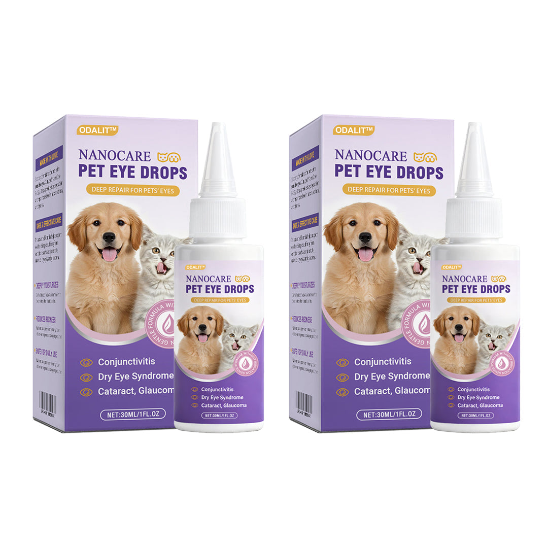 👩‍⚕️ ODALIT™ NanoCare Pet Eye Drops | Relieves Conjunctivitis, Dry Eyes, Cataracts, and Keratitis🐶