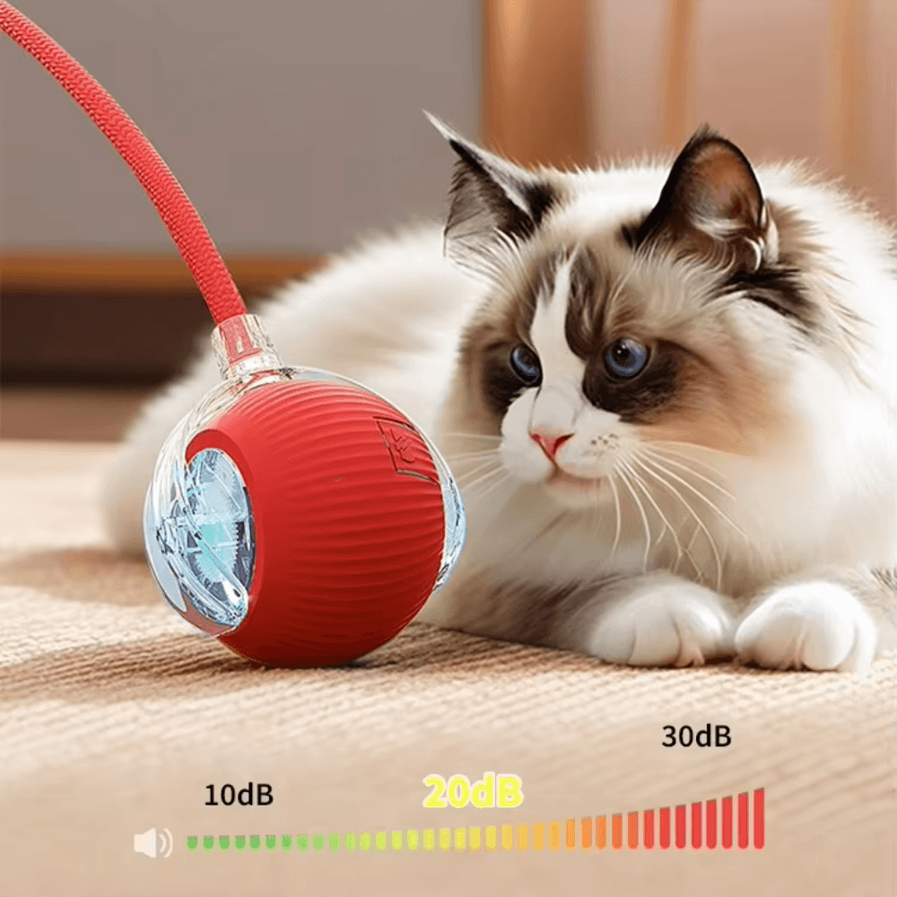 ODALIT™  Self-Moving Cat Toy Ball – 360° Auto-Rolling, Smart Interactive Pet Ball for Indoor Cats & Small Dogs – Fast & Engaging Play