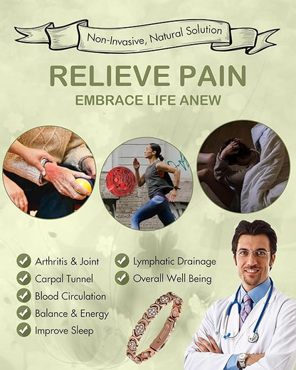 🔥Copper Bracelets for Women. Pure Copper Magnetic Bracelet with 3800 Gauss Effective Magnets