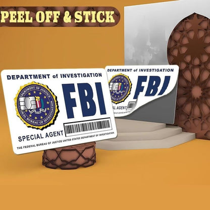 🔥Last Day 49% OFF - Secret Agent Card Skins Kit: FBI/ICE Designs  • Cosplay & Gift Stickers