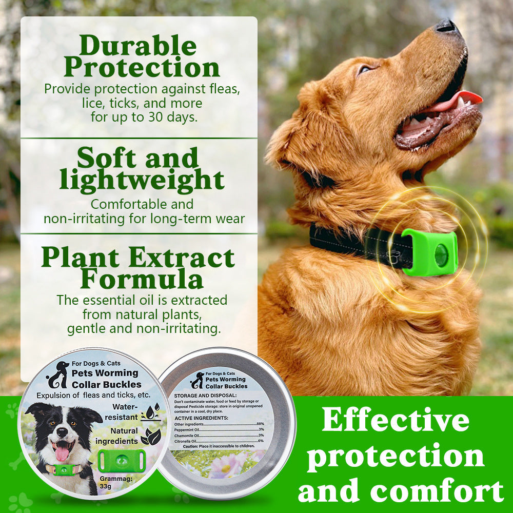 🐕Long-Lasting Flea & Tick Collar for Dogs and Cats - Continuous Protection🐕