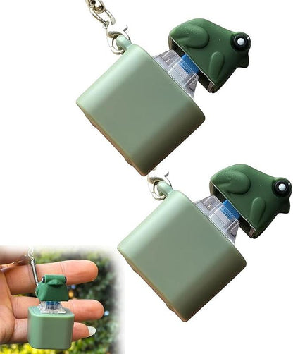 🐸 Croaking Frog Keychain - Realistic Sound Effect Stress Relief Toy