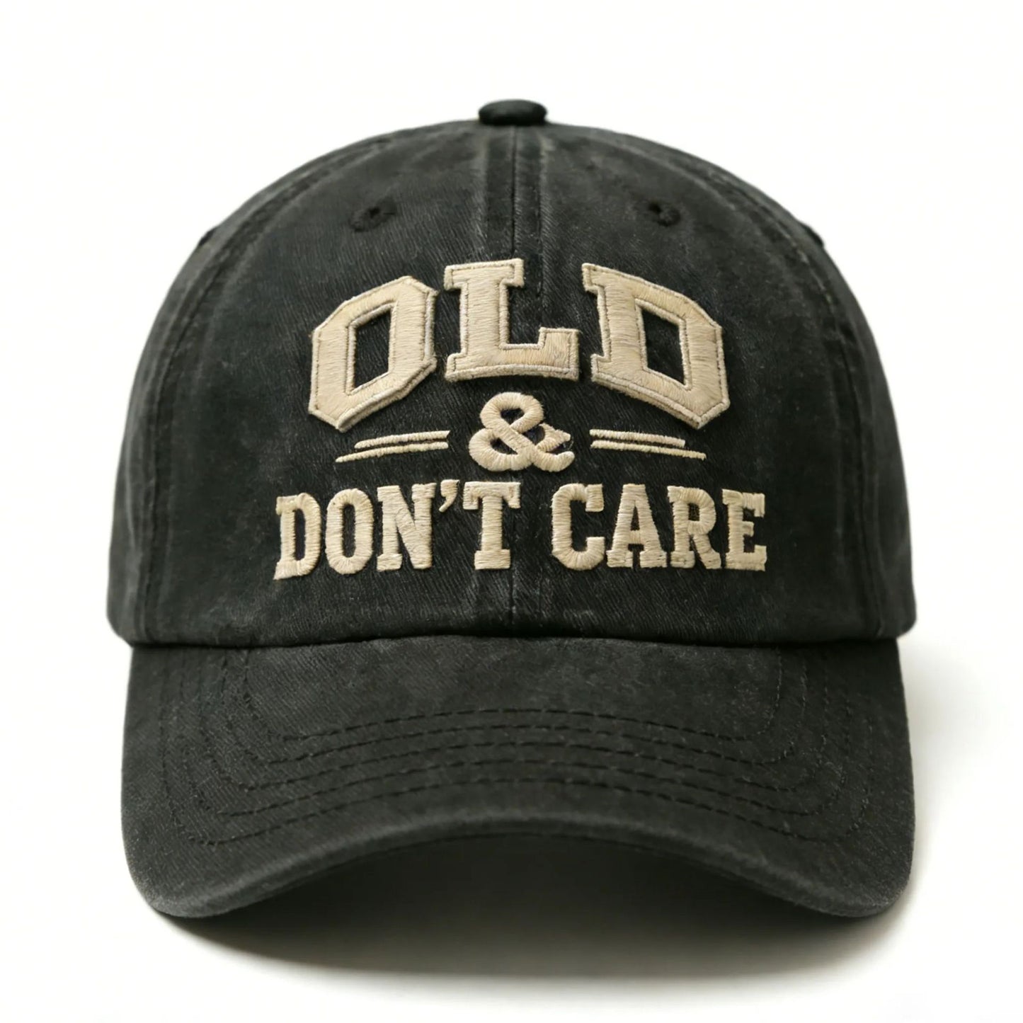 🔥Vintage Distressed"OLD & DON'T CARE"Cap