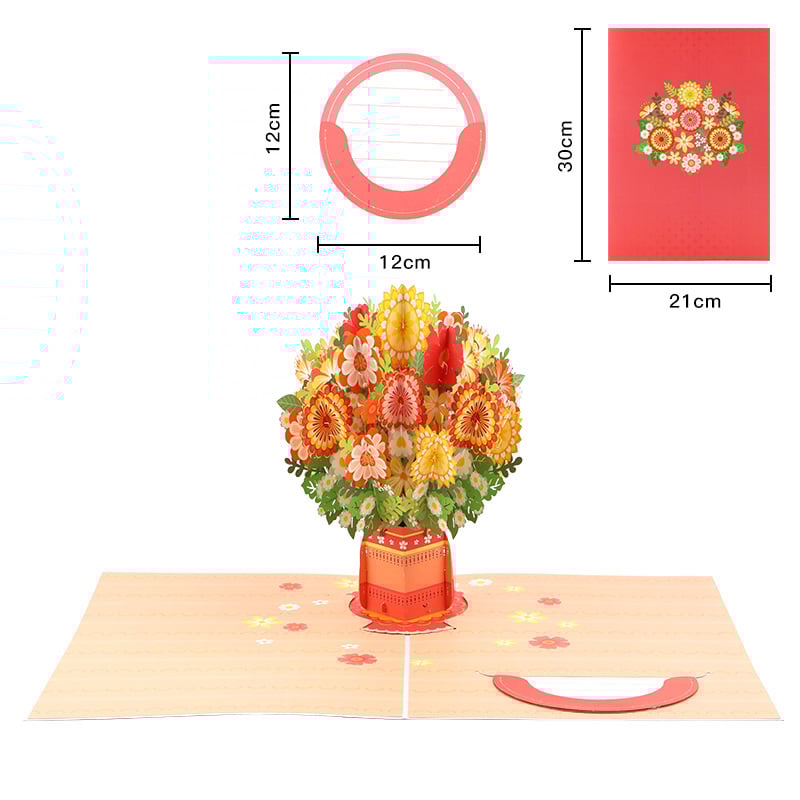 💌 Forever-Blooming 3D Flower Pop-Up Card | A Valentine’s Surprise She’ll Never Forget💖