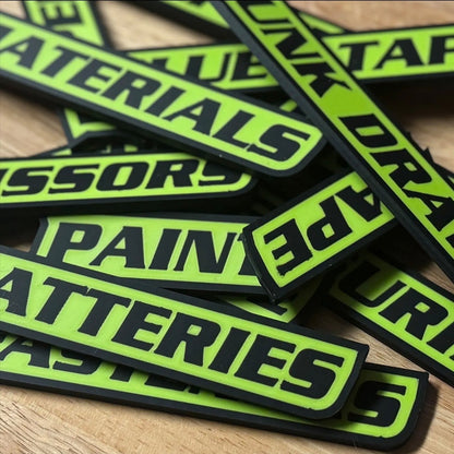 🌟12 Pack of  Magnetic Toolbox Labels🔩