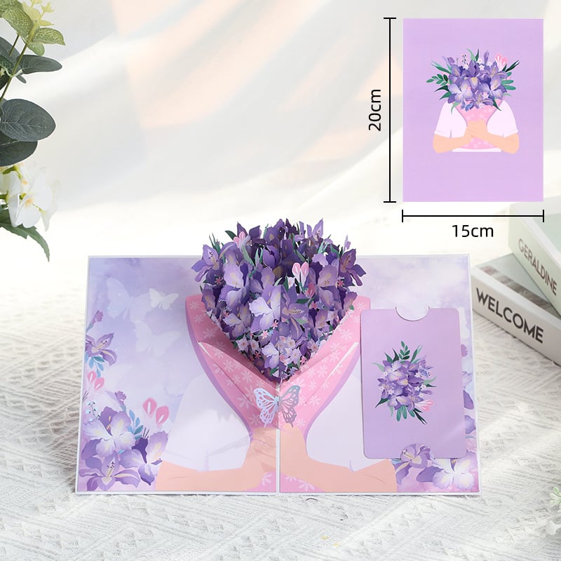 💌 Forever-Blooming 3D Flower Pop-Up Card | A Valentine’s Surprise She’ll Never Forget💖