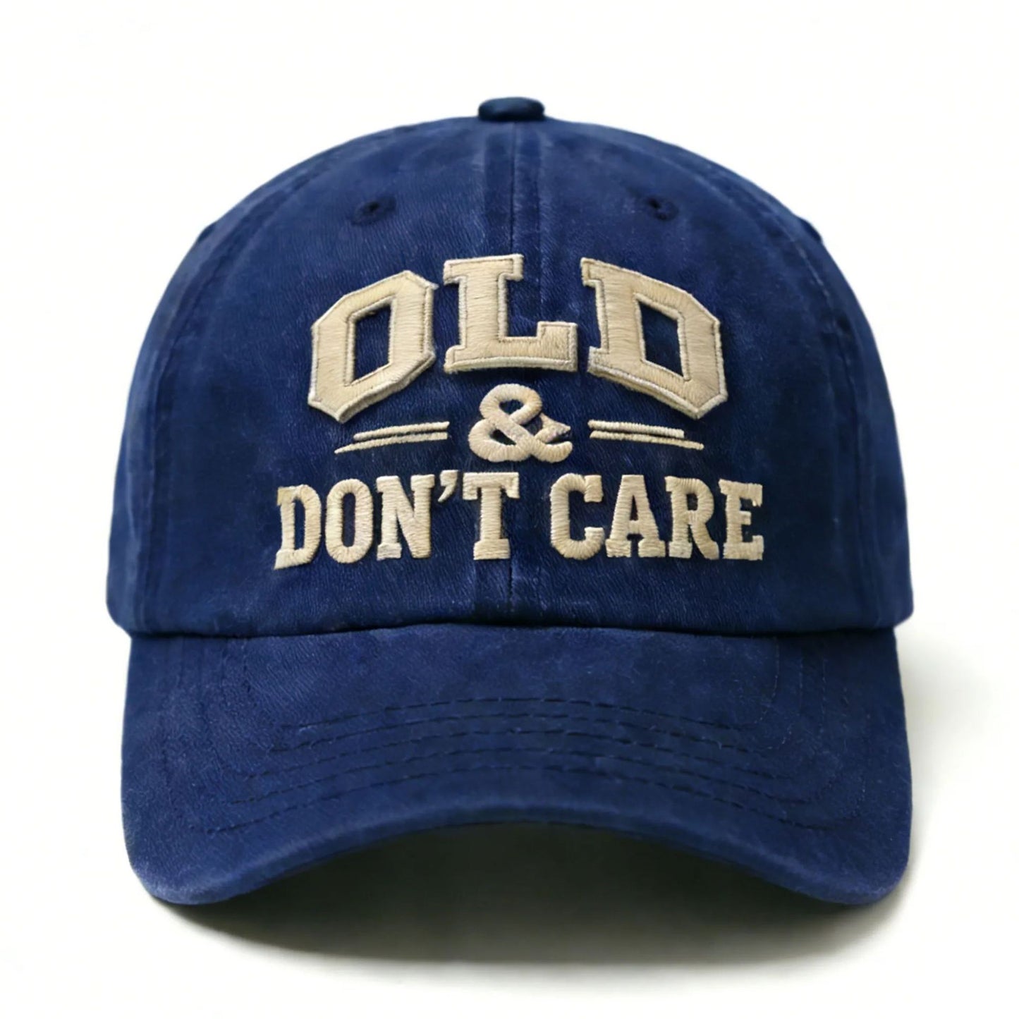 🔥Vintage Distressed"OLD & DON'T CARE"Cap