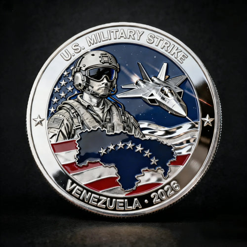 2026 New Year Hot Sale 49% OFF 🔥U.S. Military Strike on Venezuela Commemorative Coin