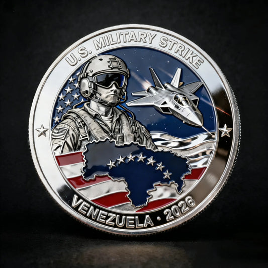 2026 New Year Hot Sale 49% OFF 🔥U.S. Military Strike on Venezuela Commemorative Coin