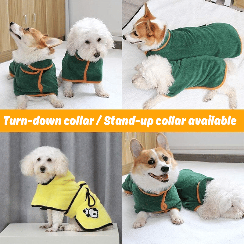 🐶🐾Super Absorbent Quick-drying Pet Dog Bathrobe