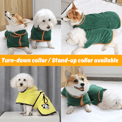 🐶🐾Super Absorbent Quick-drying Pet Dog Bathrobe