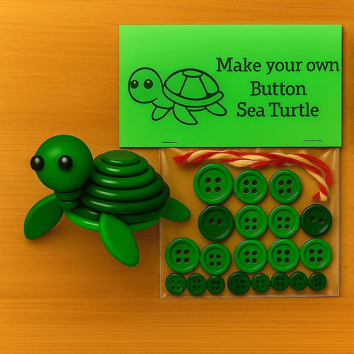 DIY Highland Cow Button Ornament🎄M1