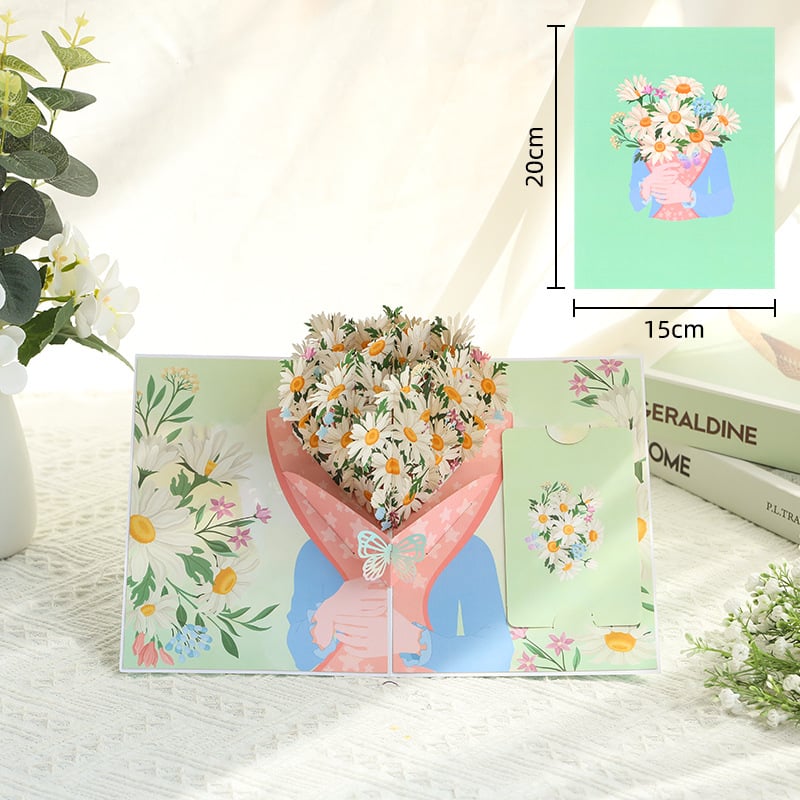 💌 Forever-Blooming 3D Flower Pop-Up Card | A Valentine’s Surprise She’ll Never Forget💖