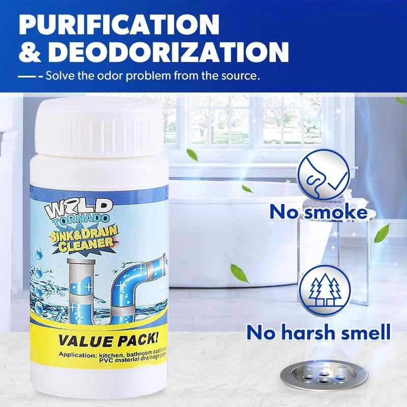 💦Powerful Pipe Dredging Agent for Kitchen and Toilet Pipelines