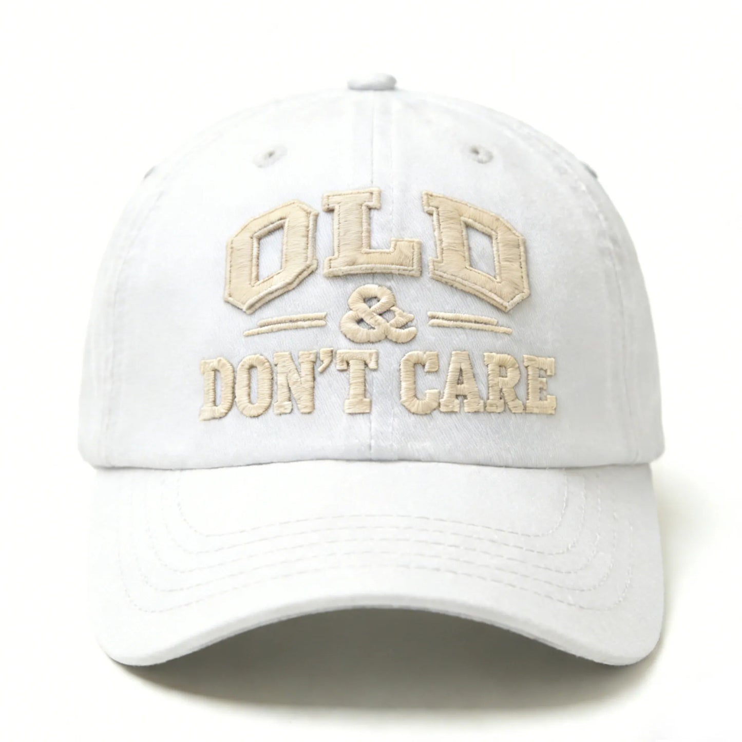 🔥Vintage Distressed"OLD & DON'T CARE"Cap