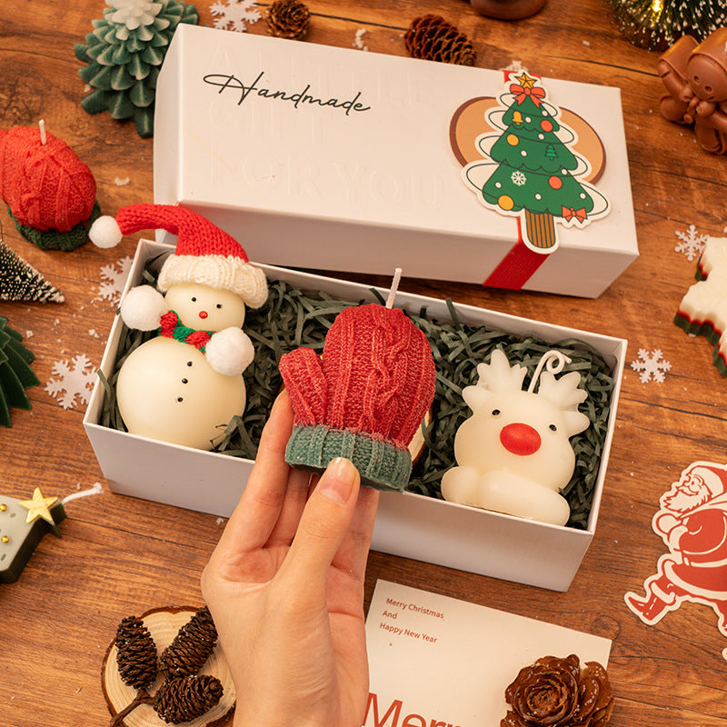 🎅Handmade Christmas Scented Candle Gift Set: A Festive Essential for Atmosphere & Gifting🕯️🎄