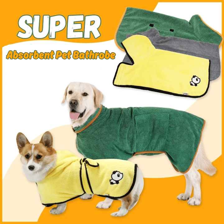 🐶🐾Super Absorbent Quick-drying Pet Dog Bathrobe