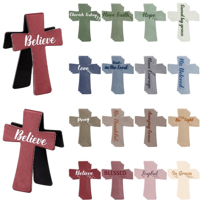 📖12 Pcs Magnetic Cross Bookmarks Gifts for Bible Study, Readers, Teachers, Students🌸✝️