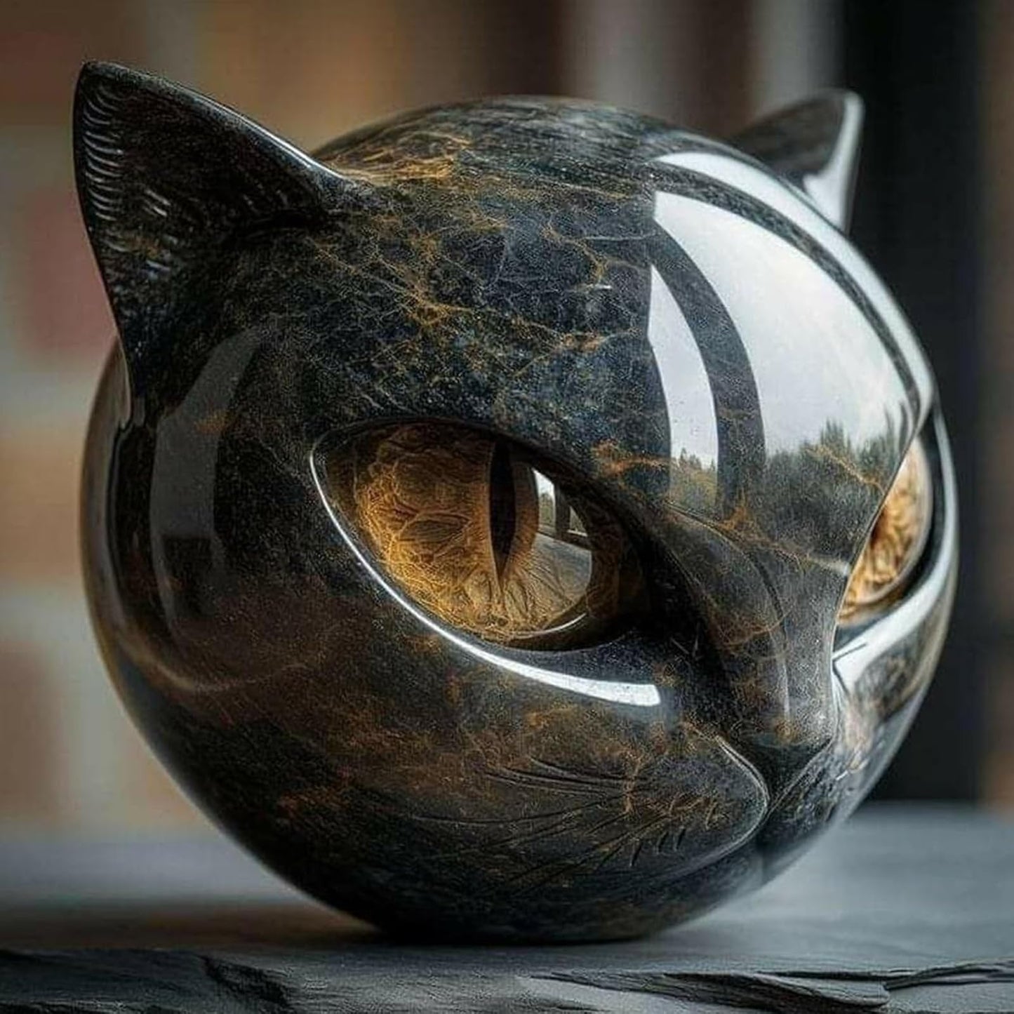 🎉Hot Sale 49% OFF🎉Luxury Black Cat Stone Sculpture