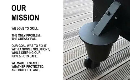 ✨Grease Bucket with Lid & Silicone Liner