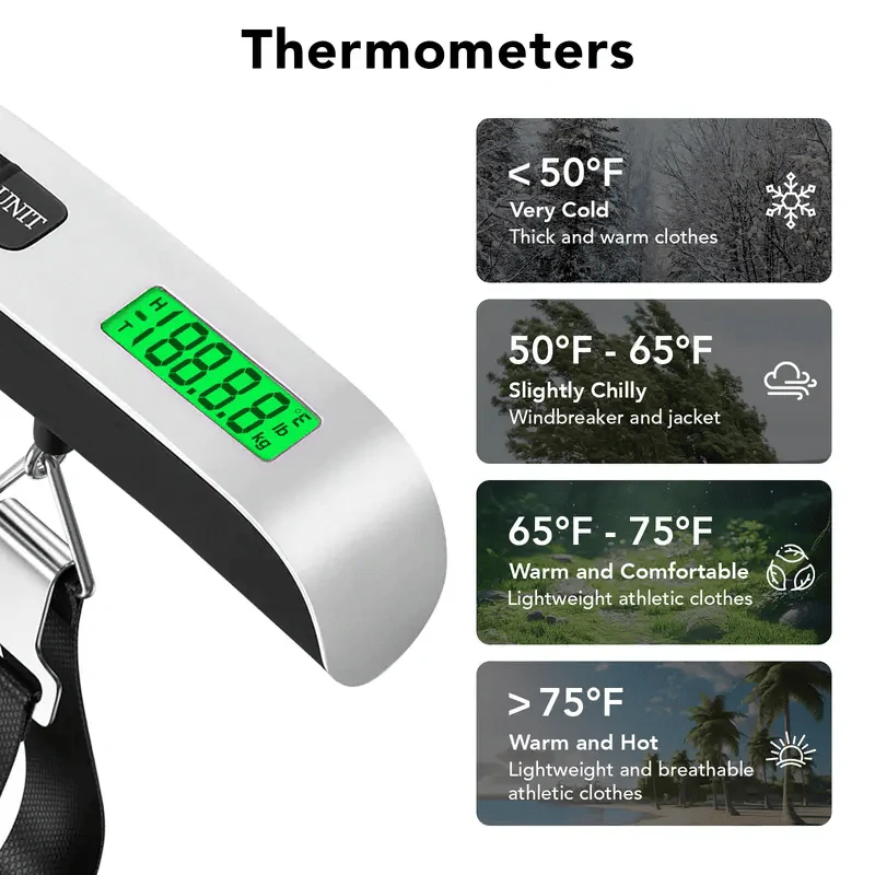 🔥Portable Digital Luggage Scale Accurate Weighing🧳⚖️
