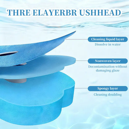 A More Hygienic Way to Clean Your Toilet No-Touch Replacement. No Floor Clutter.