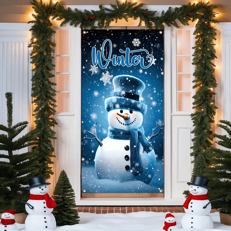 🎅49% OFF This Week Promotions🎉🎉Happy Christmas Door Banner