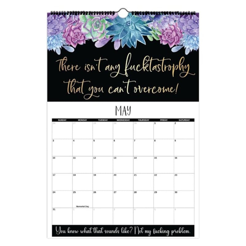 Here We F*cking Go Again: 2026 Swear Calendar for Tired-Ass Women