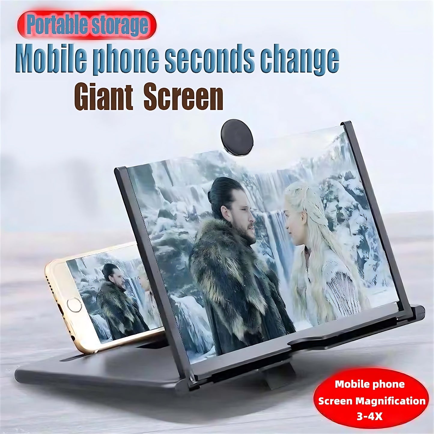 🔥Last Day 60% OFF - Screen Magnifier Newest Version✨(Clearer, Stereoscopic Viewing for All Ages)