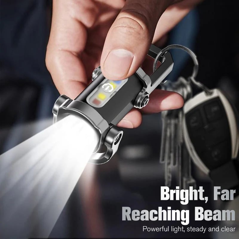 🔥Portable Rechargeable Bright Keychain Flashlight