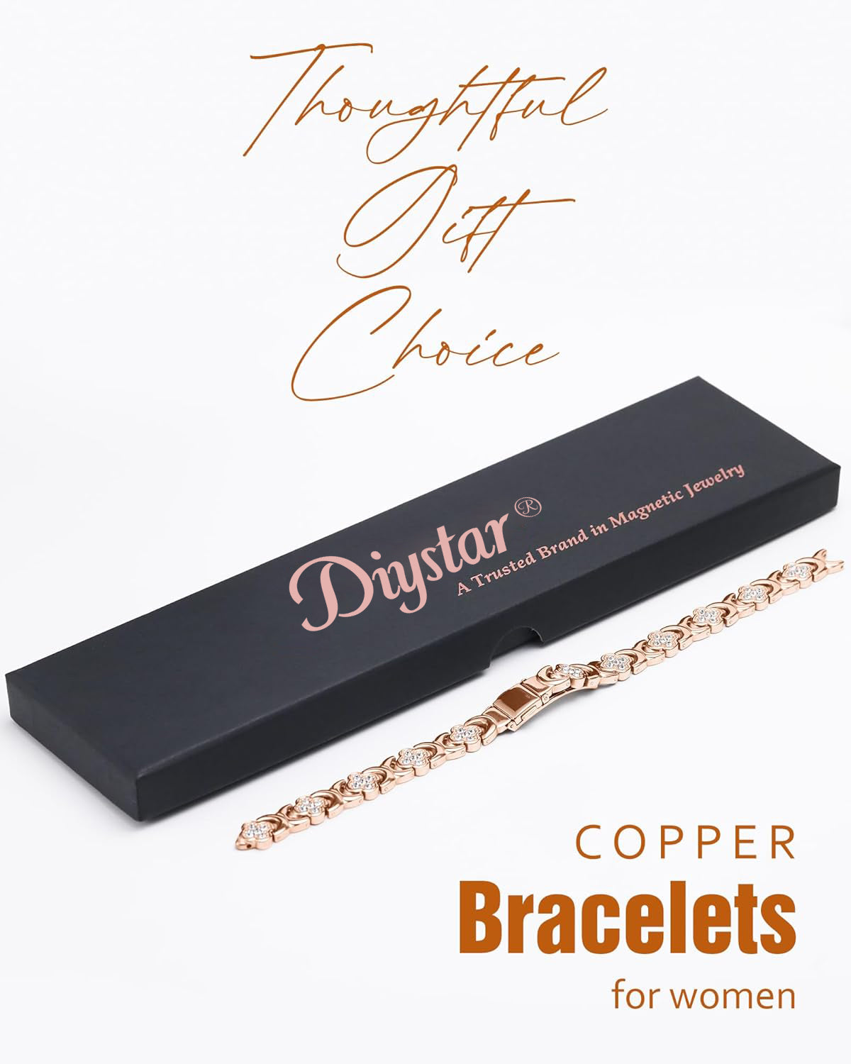 🔥Copper Bracelets for Women. Pure Copper Magnetic Bracelet with 3800 Gauss Effective Magnets