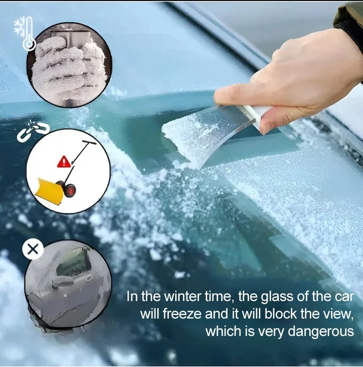 🔥Last Day 49% OFF - 2025 Upgrade Anti-freeze Electromagnetic Car Snow Removal Device