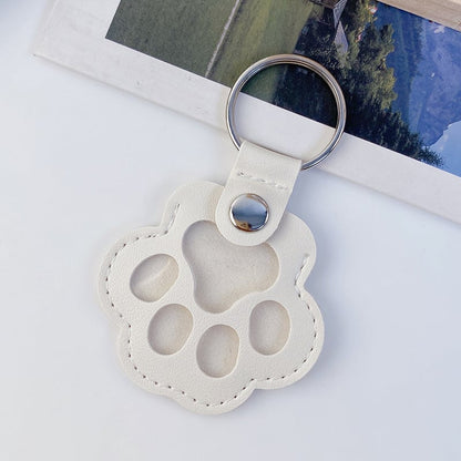 🐾Pet Paw Shaped Leather Keychain - Keep Them By Your Side✨