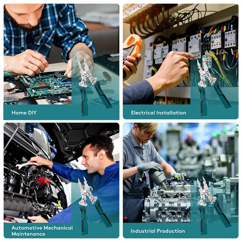 16 in 1 Wire Stripper Twister for Cutting and Pulling Wires