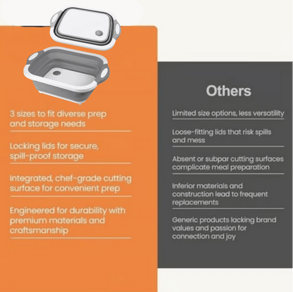 🔥🌡️🍗🥗BBQ & Meal Prep Tub | Collapsible Prep Tub🍖🏕️