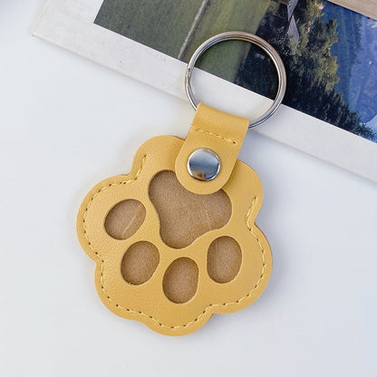 🐾Pet Paw Shaped Leather Keychain - Keep Them By Your Side✨