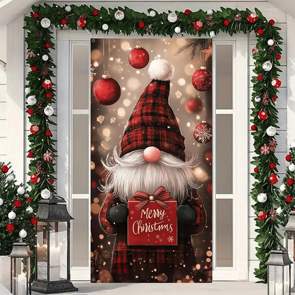 🎅49% OFF This Week Promotions🎉🎉Happy Christmas Door Banner
