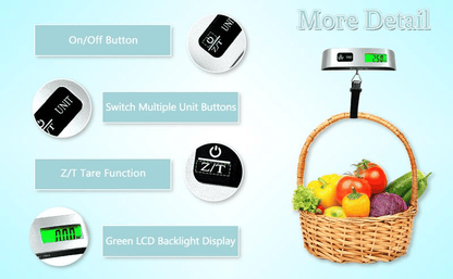 🔥Portable Digital Luggage Scale Accurate Weighing🧳⚖️