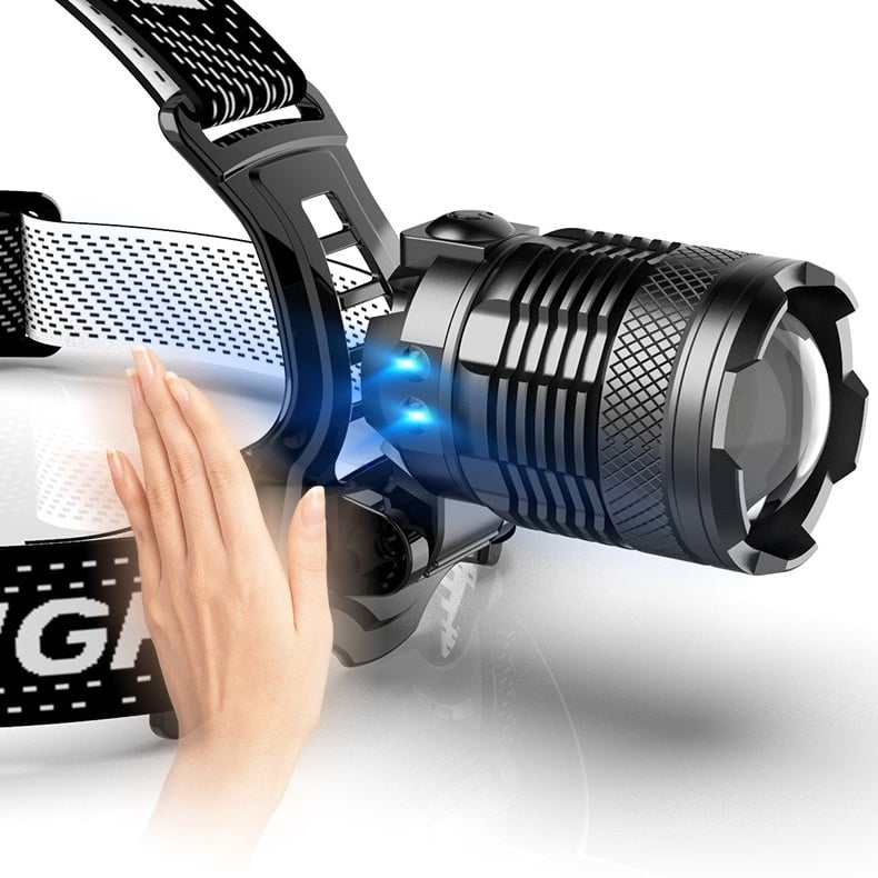 🔥HOT SALE 70% OFF✨150000 lumen rechargeable headlamp-60H long battery life detachable