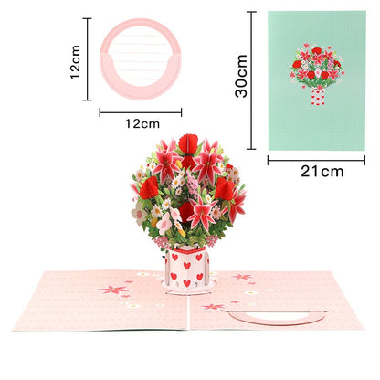 💌 Forever-Blooming 3D Flower Pop-Up Card | A Valentine’s Surprise She’ll Never Forget💖