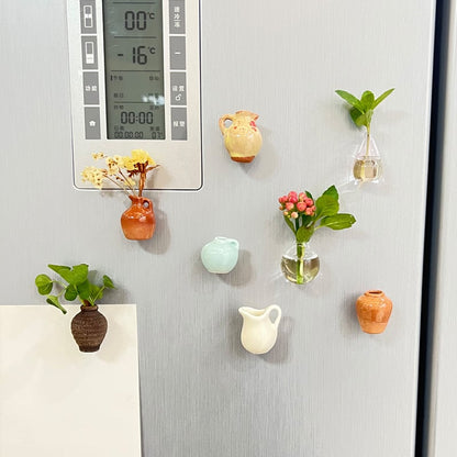 🎁Early Christmas🌸- Mini Ceramics Vase Fridge Magnet