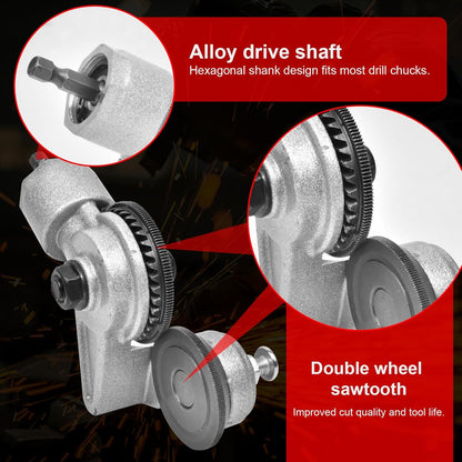 🔥Sheet Metal Cutter Drill Attachment 🛠️