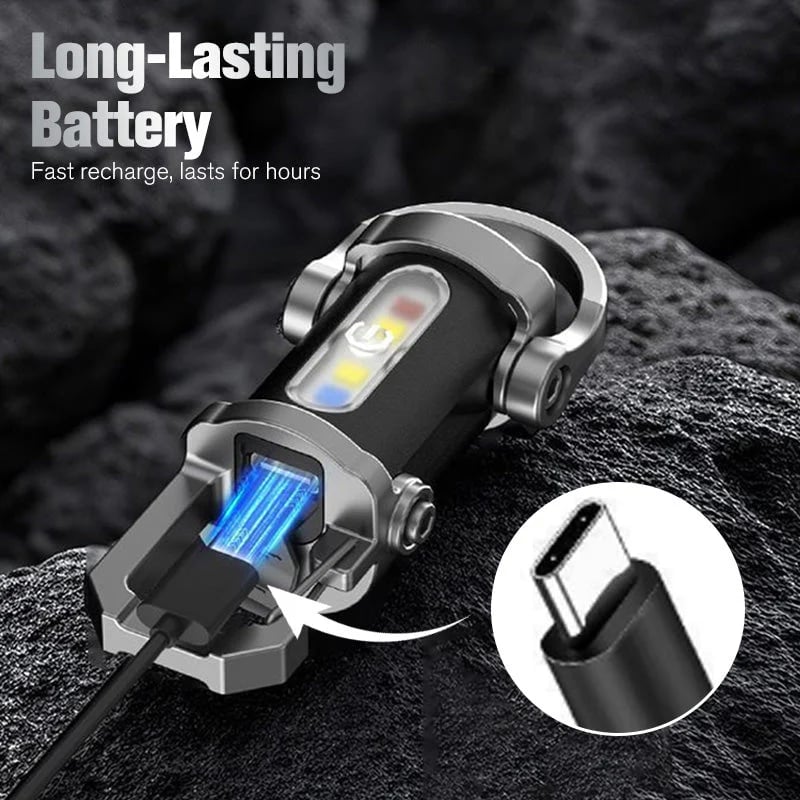 🔥Portable Rechargeable Bright Keychain Flashlight