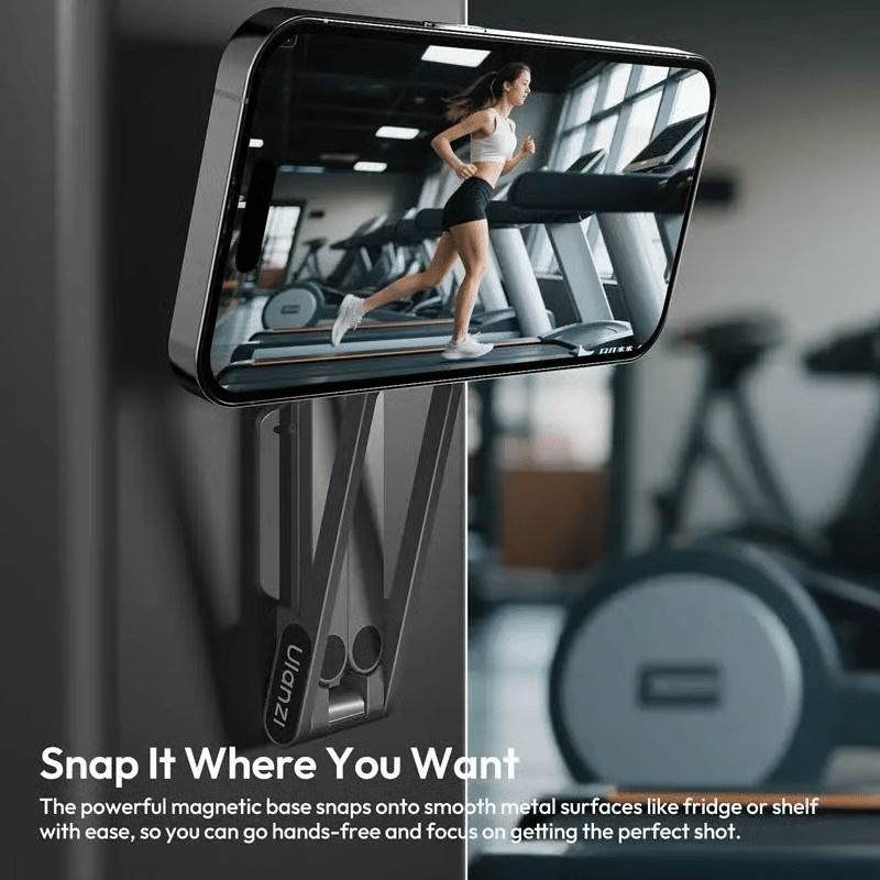 Magnetic Phone Tripod for iPhone, MA38 Portable Phone Holder Mini Tripod for Magsafe