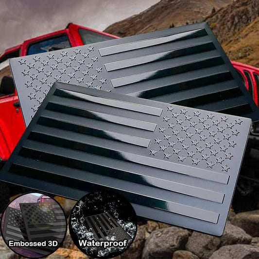 Last Day 49% OFF 🔥 3D All-Black American Flag Emblem Decal